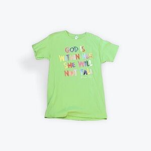 Lime Green Inspirational Graphic Tee